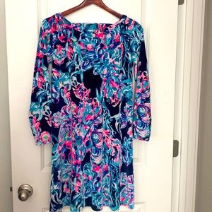 Lilly Pulitzer ladies size Small velour dress